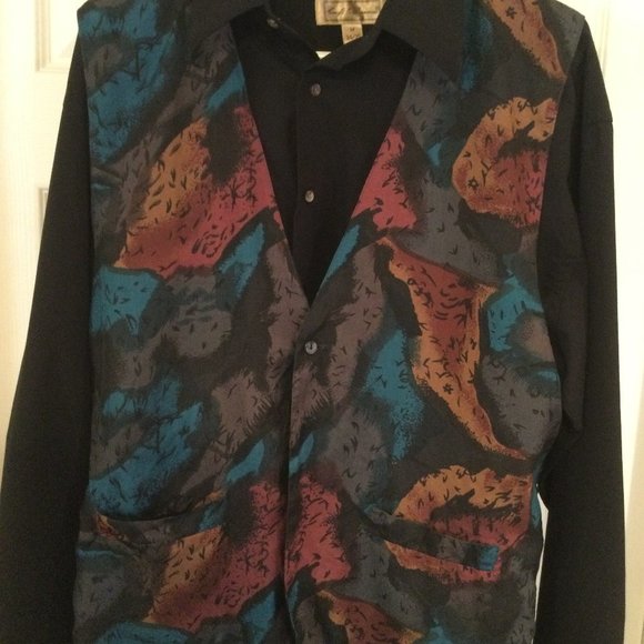Robert Stock 100% Silk Men's Vest - Picture 1 of 7